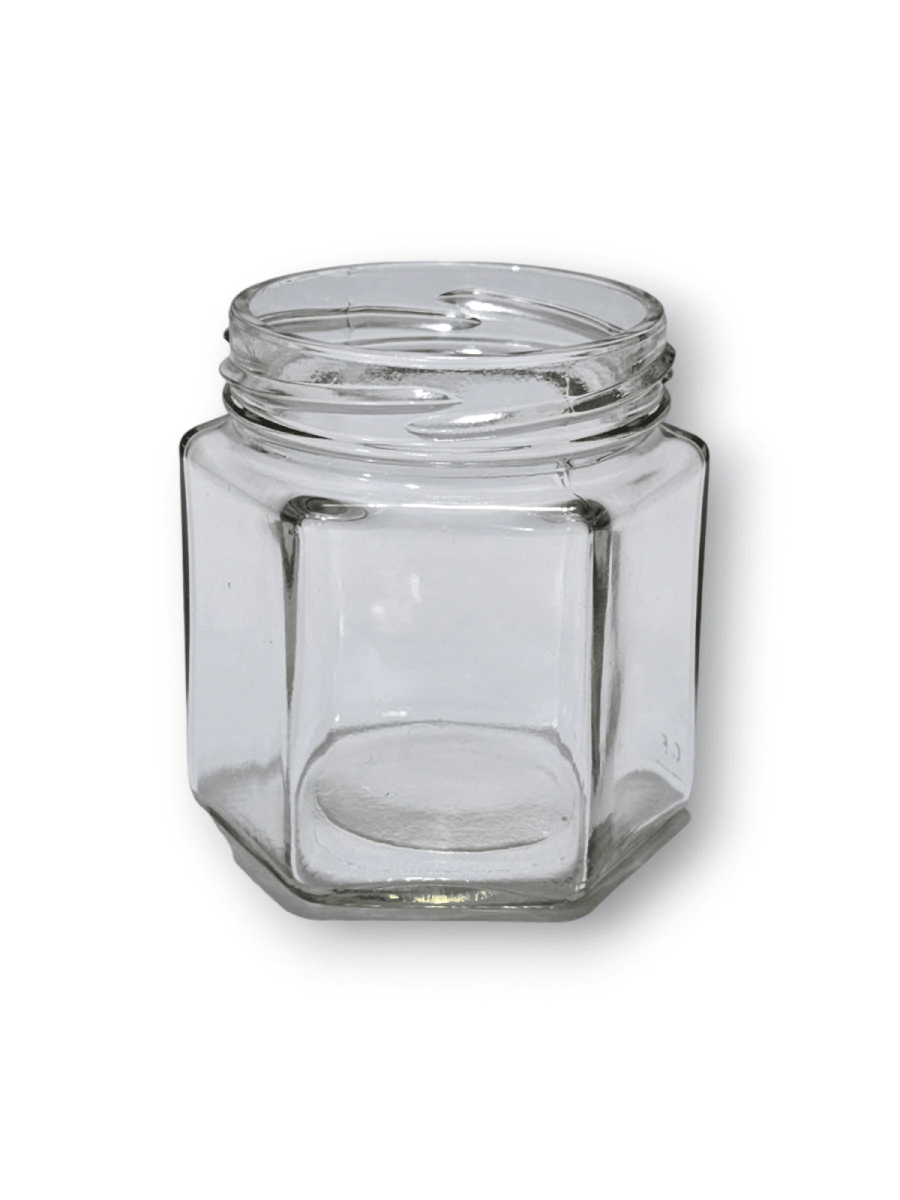 Frasco Hexagonal 190 cc B/T OFF 63 ( TG 3564 )
