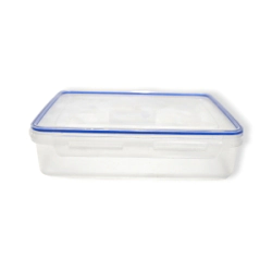 Tupper Hermetico Rectangular 1,5 Lt. c/ Trabas