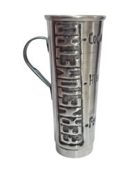 Vaso Aluminio Fernetometro 1,5 Lts c/ Asa e Inscripcion