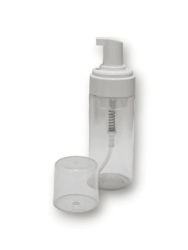 Envase Foamer 120 cc Cristal c/ Bomba Espumera Blanca