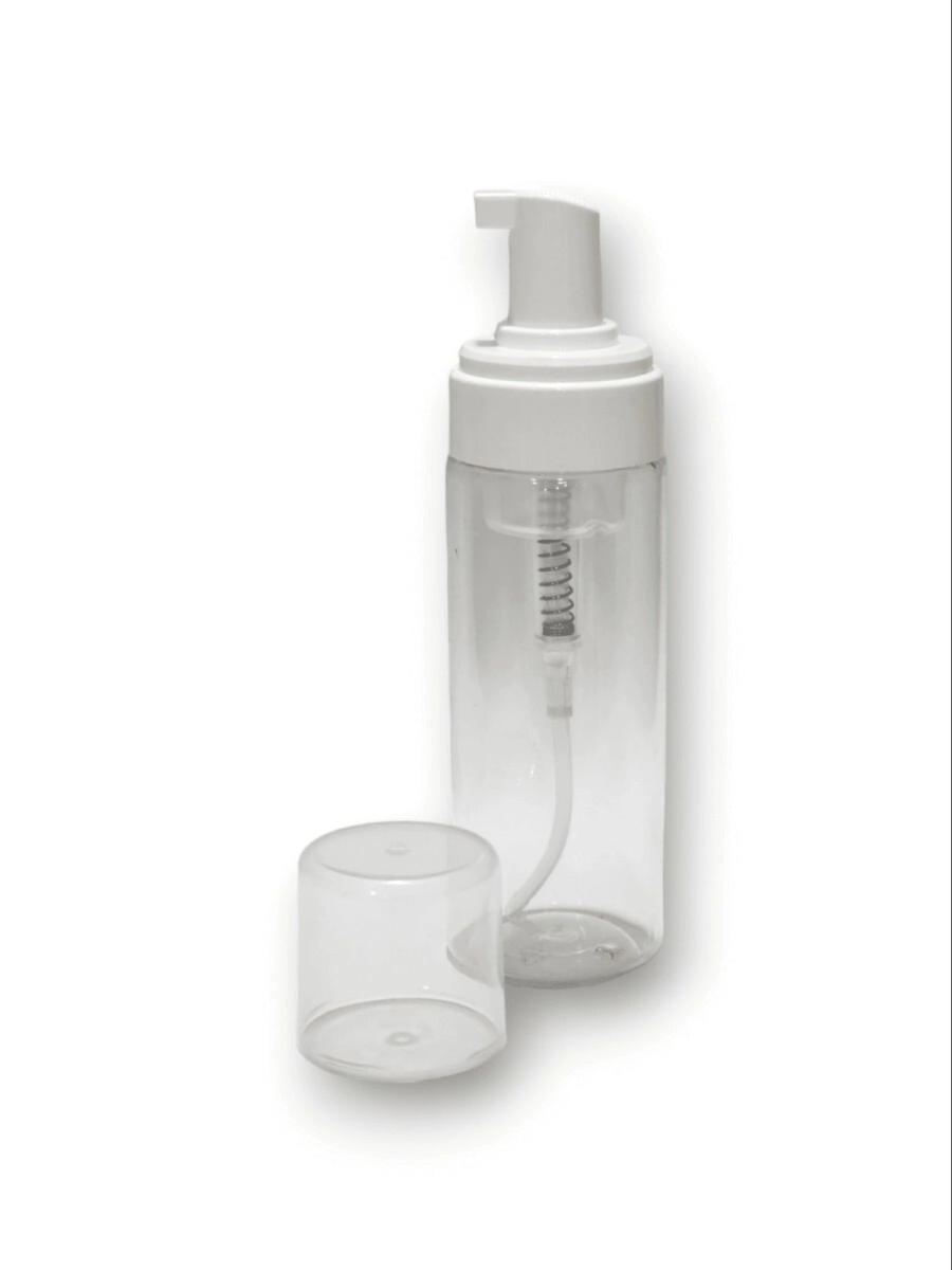 Envase Foamer 150 cc Cristal c/ Bomba Espumera Blanca