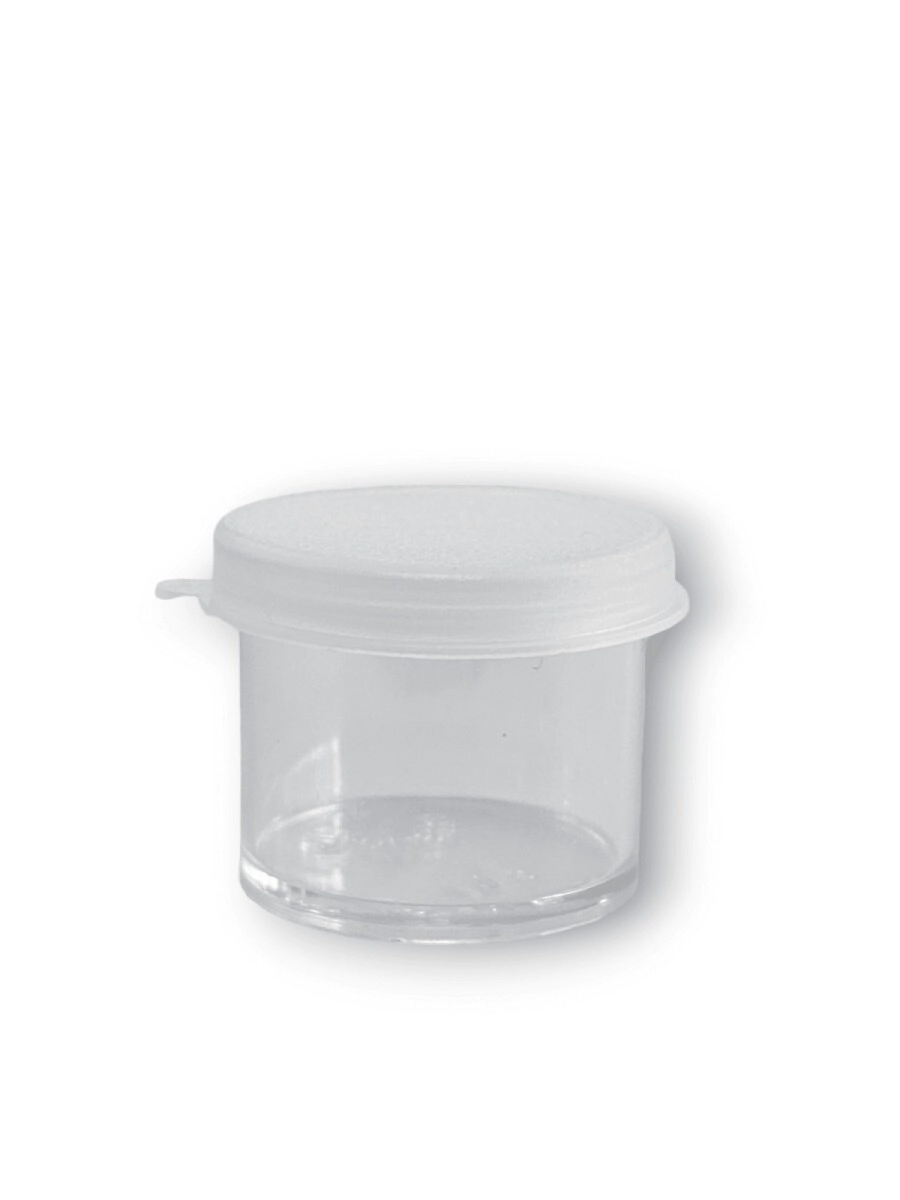 Tubo Poliestireno N� 1B - 17 cc Cristal c/ Tapa