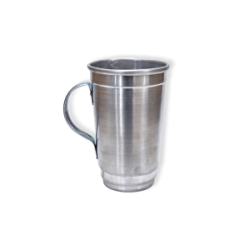 Vaso Aluminio Chico 650cc Liso c/ Asa