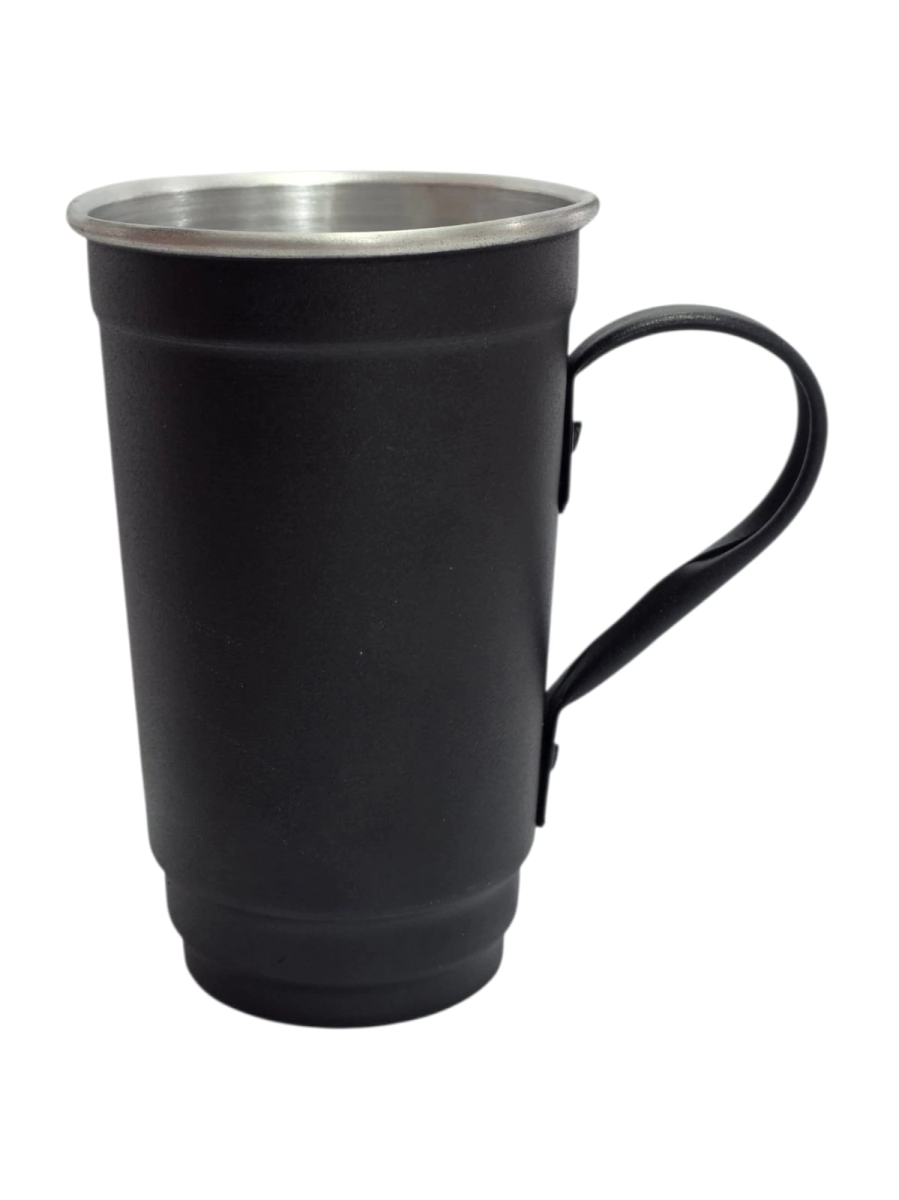 Vaso Aluminio Chico 650cc Pintado Liso c/ Asa