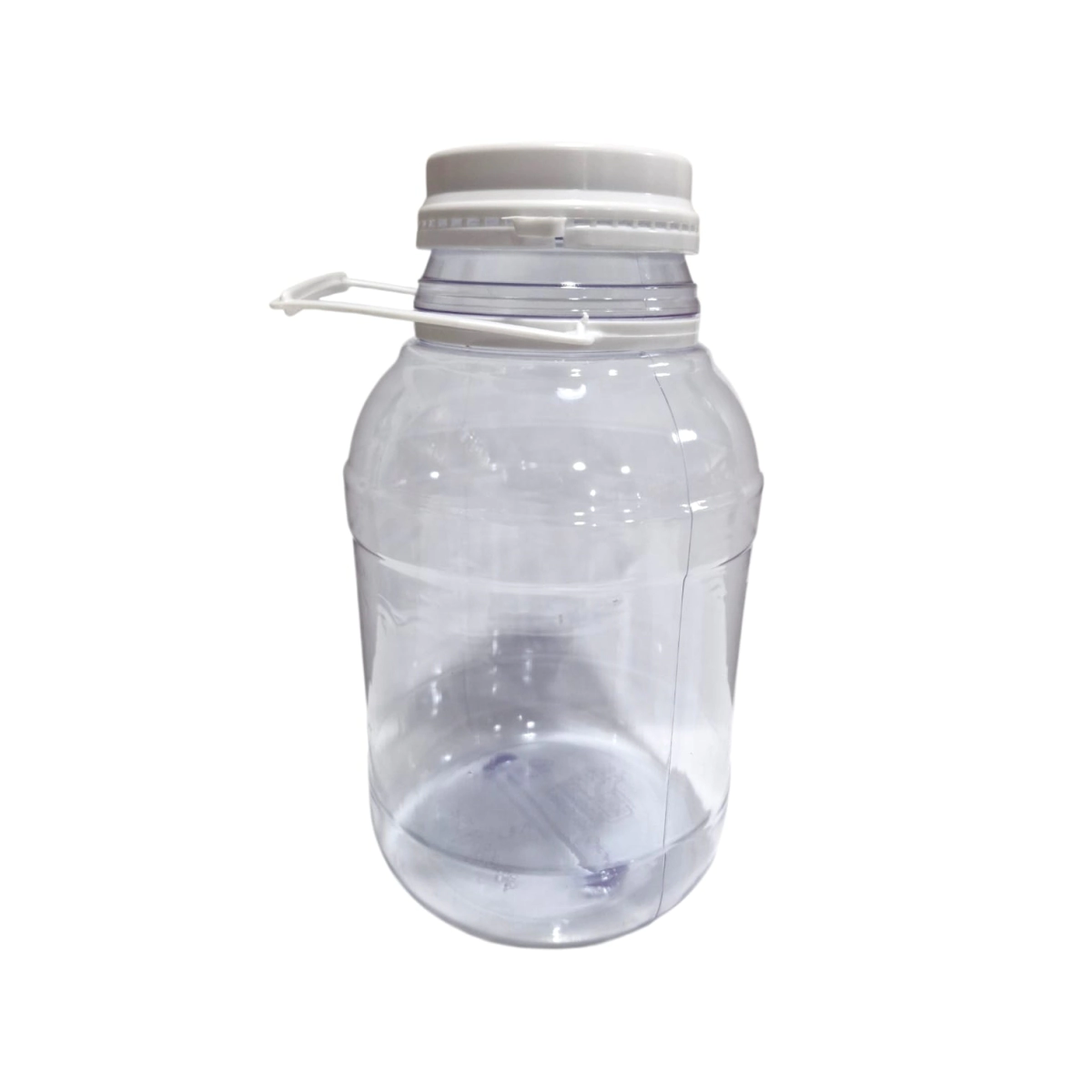 Frasco 1500 Pvc F9 Redondo c/ Tapa Presion y Asa