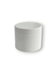 Pote Doble Fondo 100 gr. Blanco c/Tapa